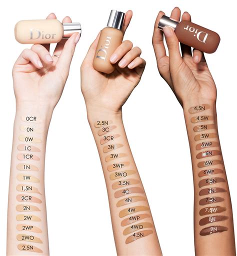 dior foundation backstage shades|Dior Backstage face & body foundation.